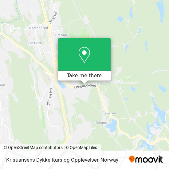 Kristiansens Dykke Kurs og Opplevelser map