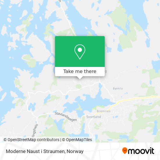 Moderne Naust i Straumen map