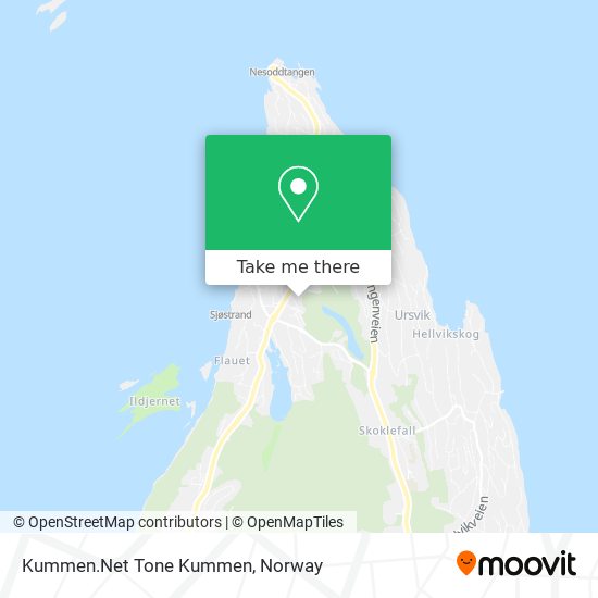 Kummen.Net Tone Kummen map