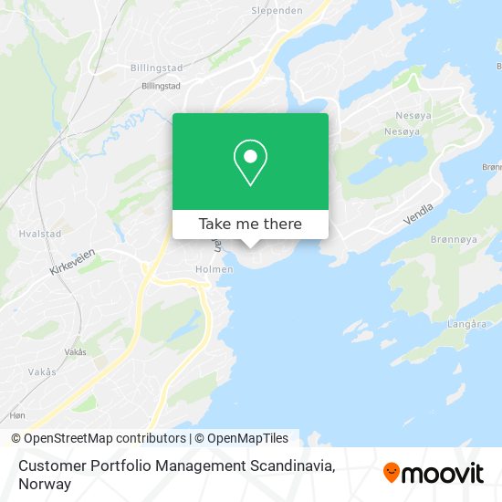 Customer Portfolio Management Scandinavia map