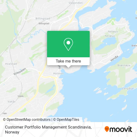 Customer Portfolio Management Scandinavia map