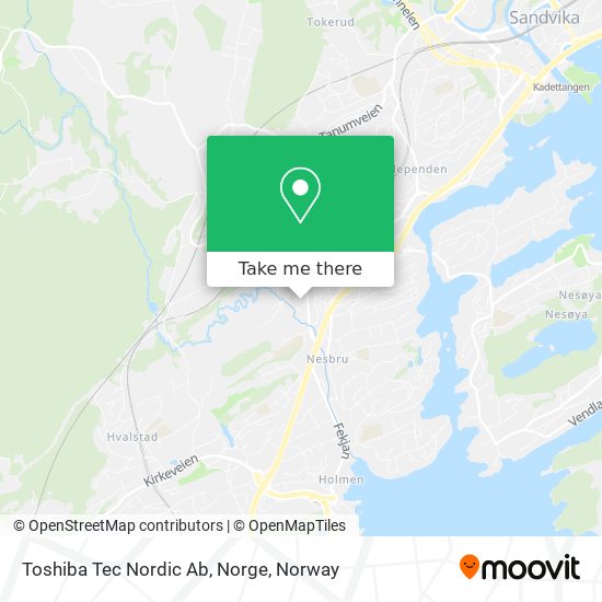 Toshiba Tec Nordic Ab, Norge map