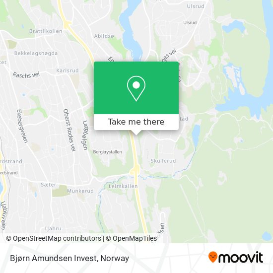 Bjørn Amundsen Invest map