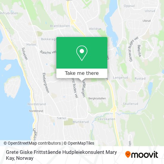 Grete Giske Frittstående Hudpleiekonsulent Mary Kay map