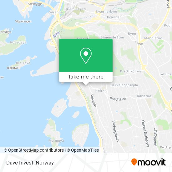 Dave Invest map