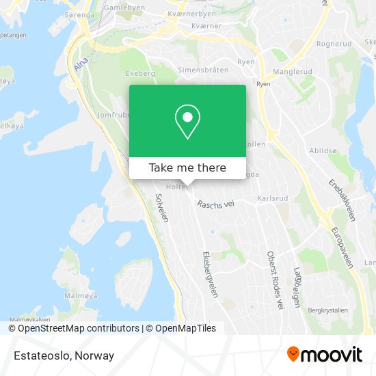 Estateoslo map