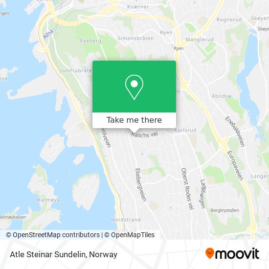 Atle Steinar Sundelin map