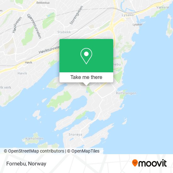 Fornebu map