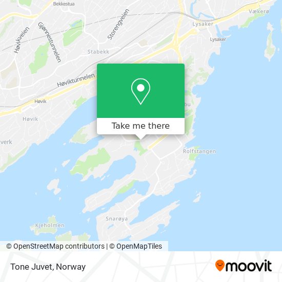 Tone Juvet map