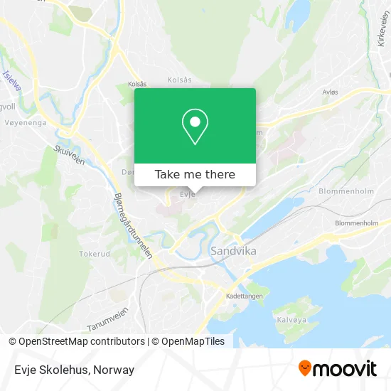 Evje Skolehus map