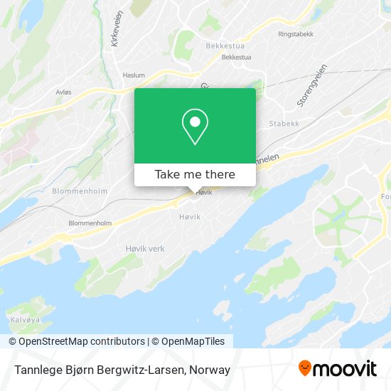 Tannlege Bjørn Bergwitz-Larsen map