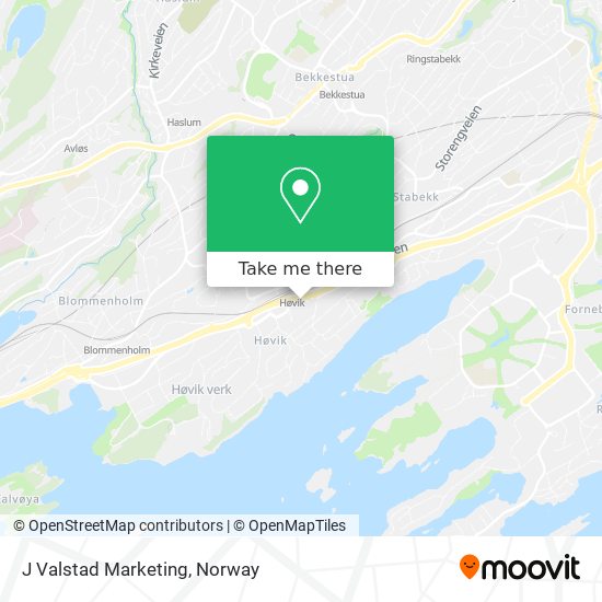 J Valstad Marketing map