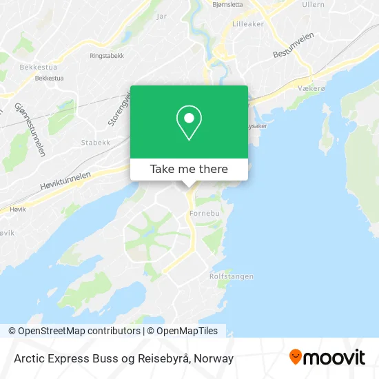 Arctic Express Buss og Reisebyrå map