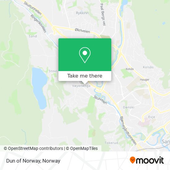 Dun of Norway map
