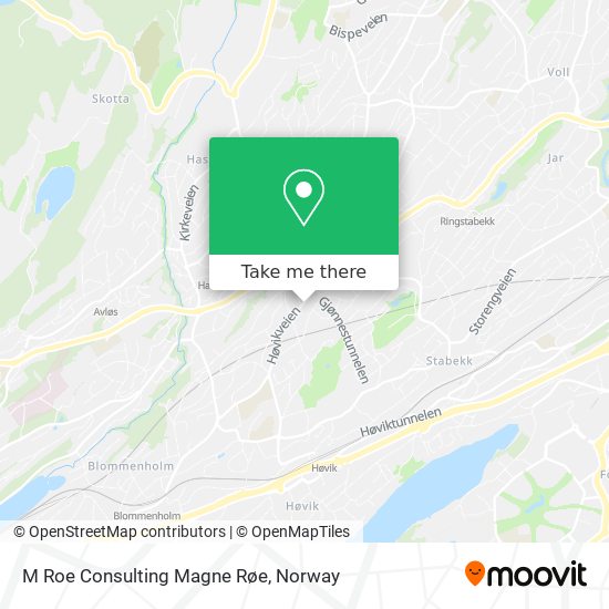 M Roe Consulting Magne Røe map