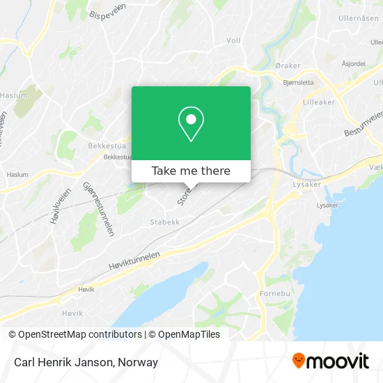 Carl Henrik Janson map