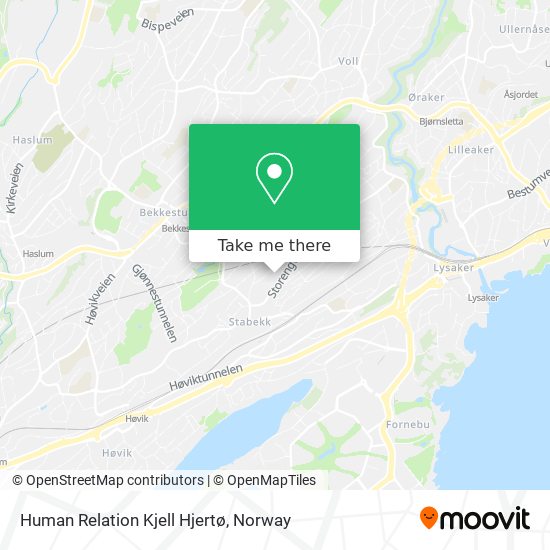 Human Relation Kjell Hjertø map