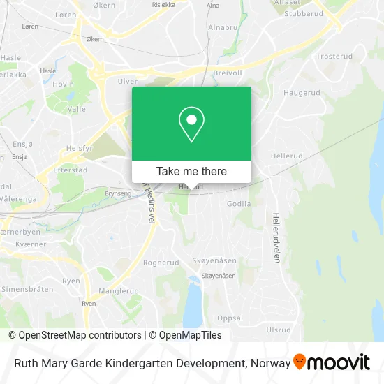 Ruth Mary Garde Kindergarten Development map