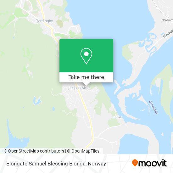 Elongate Samuel Blessing Elonga map
