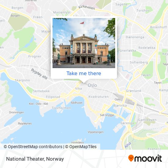 National Theater map