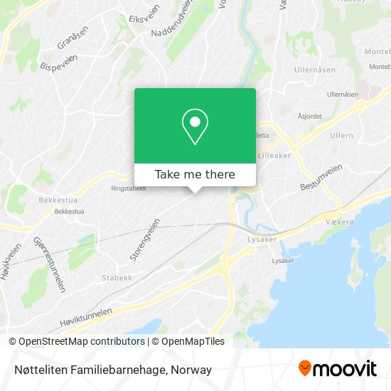 Nøtteliten Familiebarnehage map