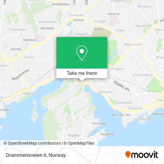 Drammensveien 6 map