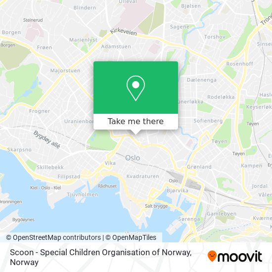 Scoon - Special Children Organisation of Norway map