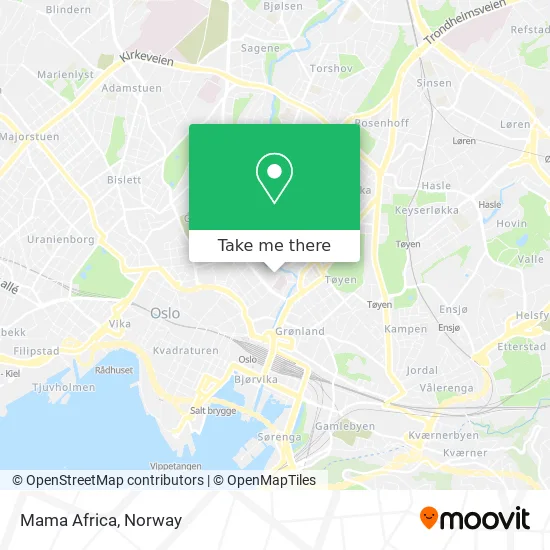 Mama Africa map