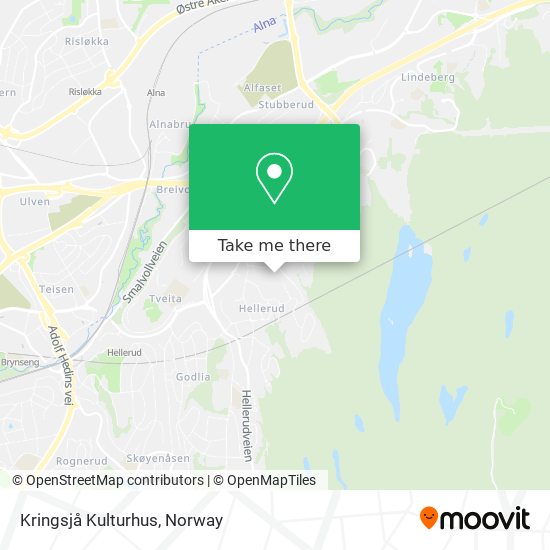 Kringsjå Kulturhus map