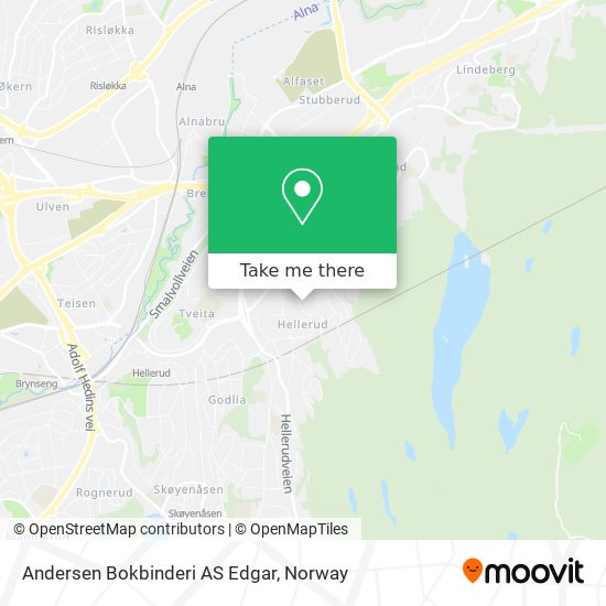 Andersen Bokbinderi AS Edgar map