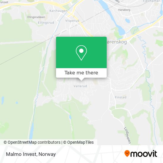 Malmo Invest map