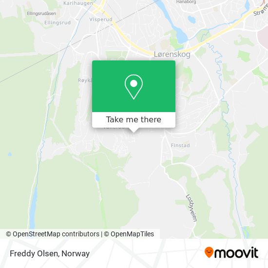 Freddy Olsen map