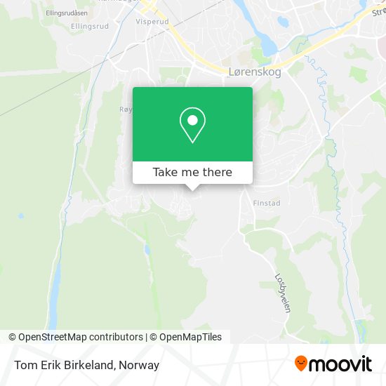 Tom Erik Birkeland map
