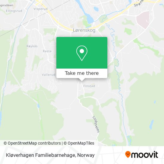 Kløverhagen Familiebarnehage map
