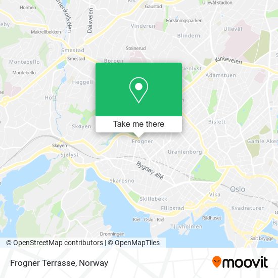 Frogner Terrasse map