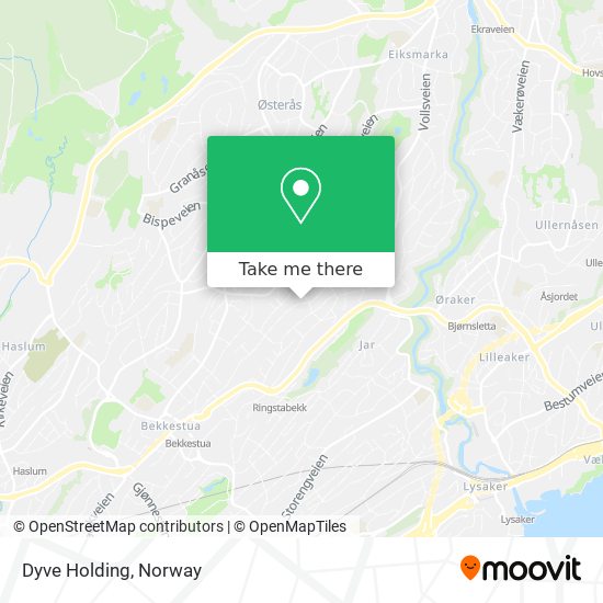 Dyve Holding map