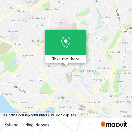 Syltebø Holding map
