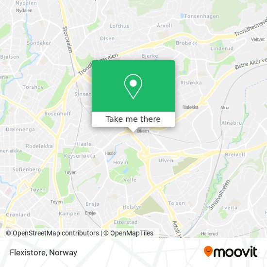 Flexistore map