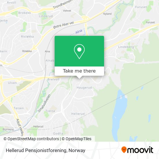 Hellerud Pensjonistforening map
