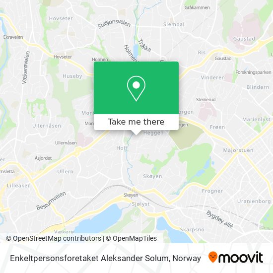 Enkeltpersonsforetaket Aleksander Solum map