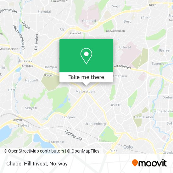 Chapel Hill Invest map