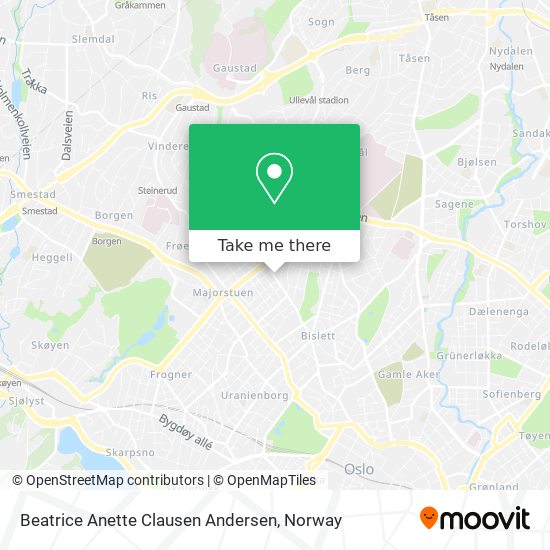 Beatrice Anette Clausen Andersen map