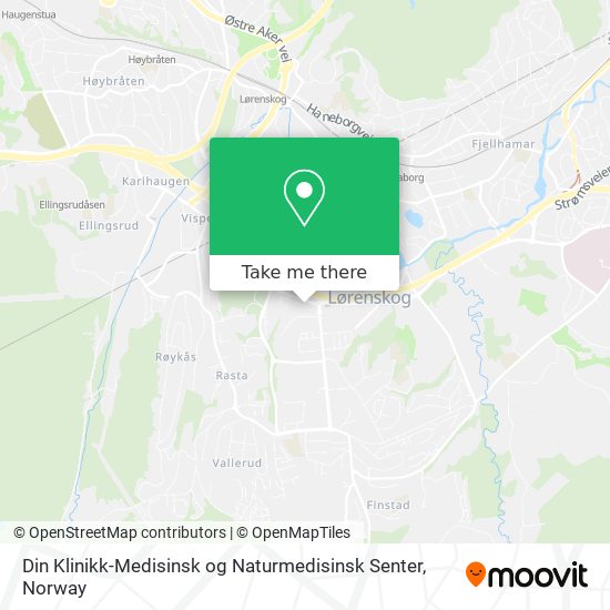 Din Klinikk-Medisinsk og Naturmedisinsk Senter map