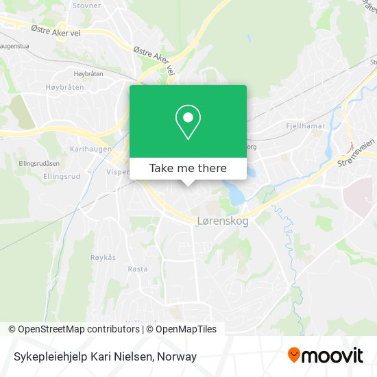 Sykepleiehjelp Kari Nielsen map
