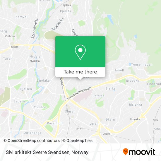 Sivilarkitekt Sverre Svendsen map