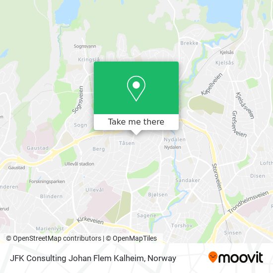 JFK Consulting Johan Flem Kalheim map