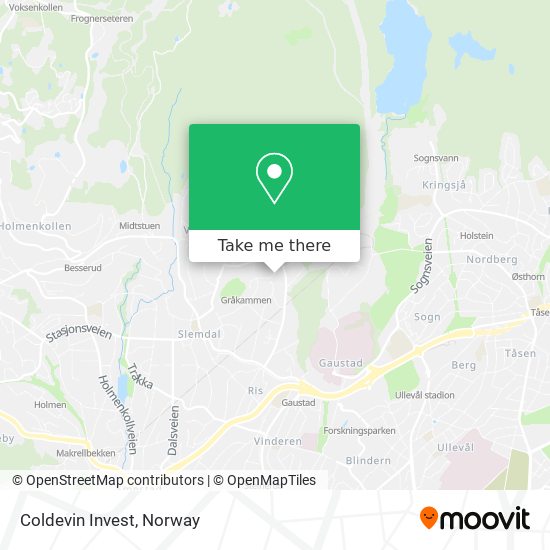 Coldevin Invest map