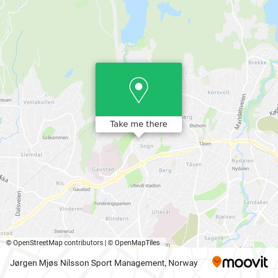 Jørgen Mjøs Nilsson Sport Management map