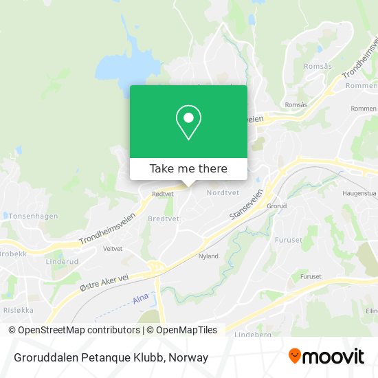 Groruddalen Petanque Klubb map