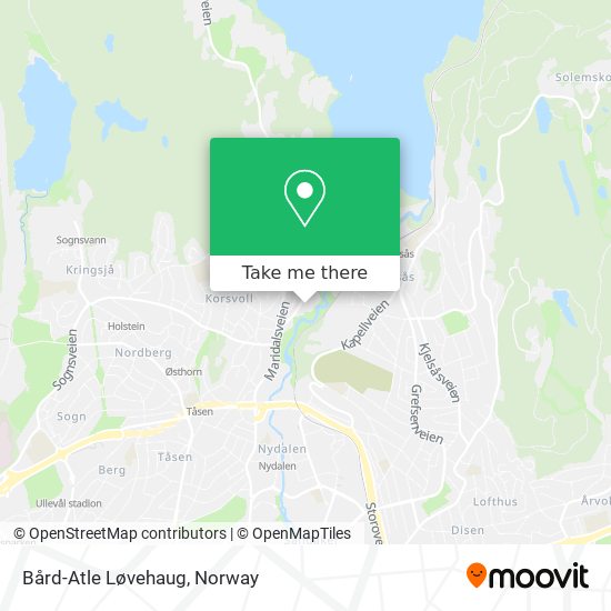 Bård-Atle Løvehaug map